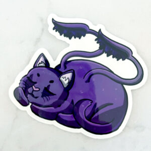 DnD Sticker: Displacer Kitty