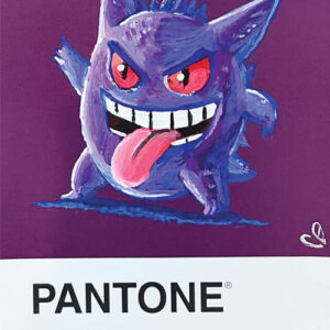 Pantone Pokemon Gengar - Print 4x6