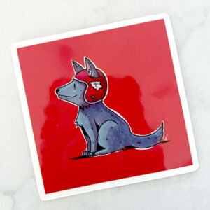 KC Wolf Sticker